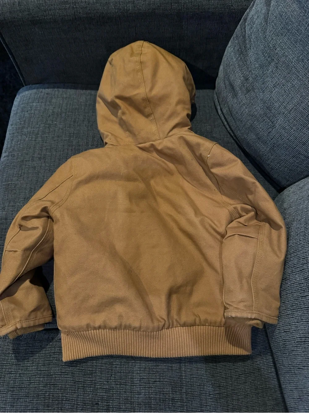 Carhartt Brown/Tan Hooded Work Jacket